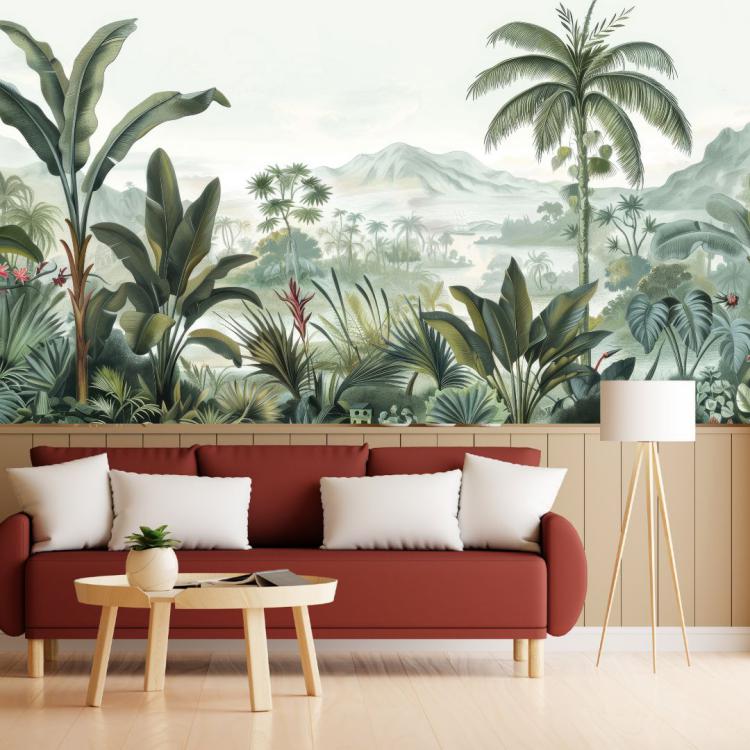 CALÉDONIA/ Vert - Papier Peint