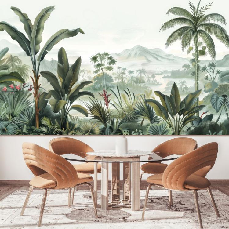 CALÉDONIA/ Vert - Papier Peint