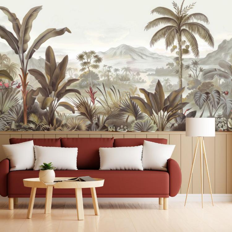 CALÉDONIA/ Kaki - Papier Peint