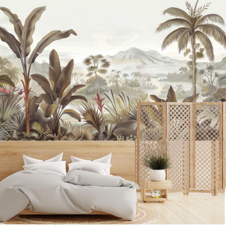 CALÉDONIA/ Kaki - Papier Peint