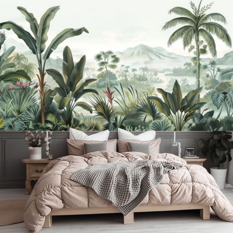 CALÉDONIA/ Vert - Papier Peint