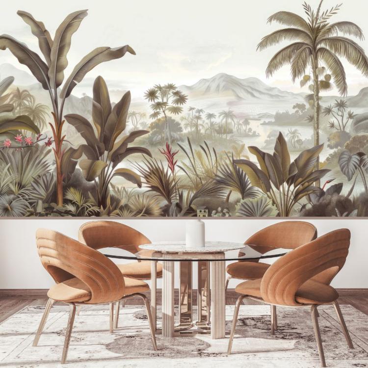 CALÉDONIA/ Kaki - Papier Peint