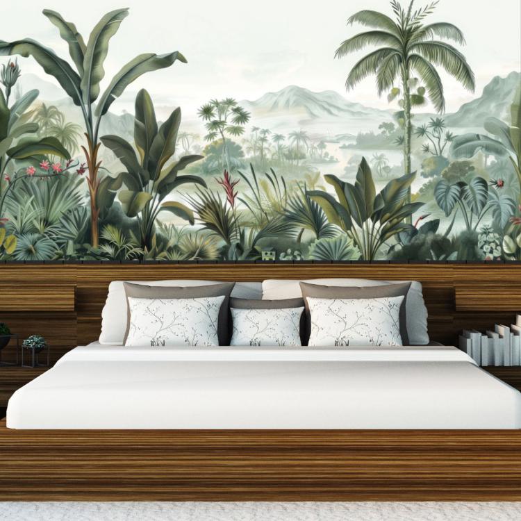 CALÉDONIA/ Vert - Papier Peint