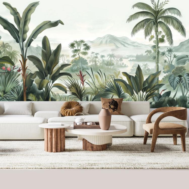 CALÉDONIA/ Vert - Papier Peint