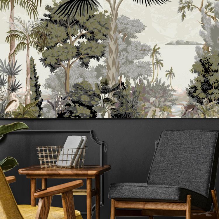 LE DELTA DU MÉKONG/ Papier peint version Kaki