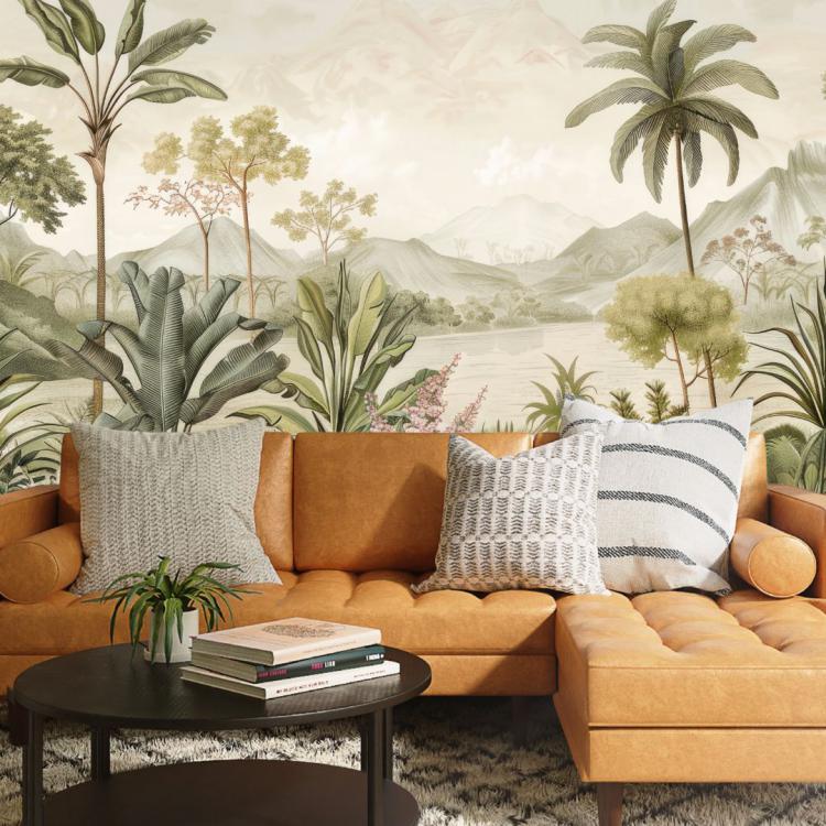 BRUME D'ASIE/ Papier Peint