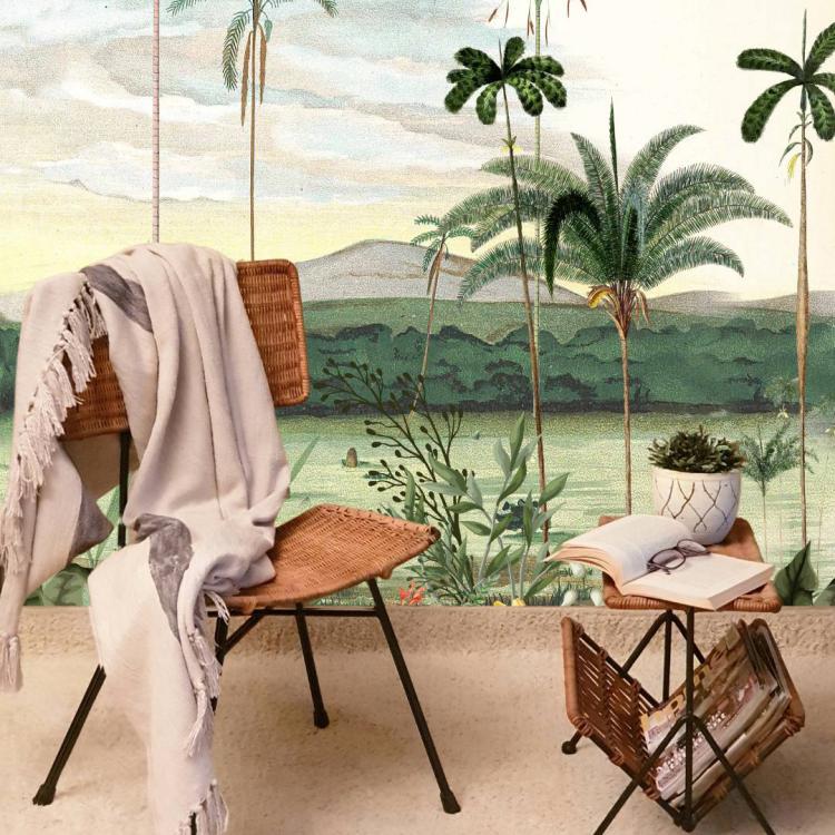 L 'ILE AUX OISEAUX/ Papier Peint