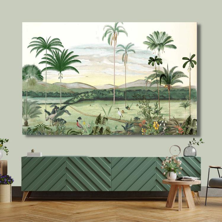 L 'ILE AUX OISEAUX/ Toile Canva