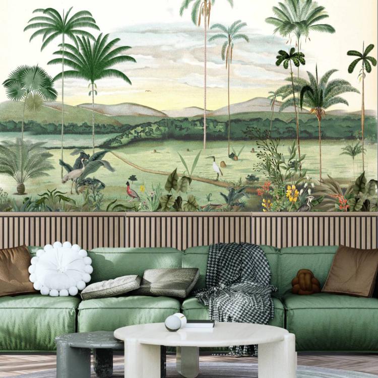 L 'ILE AUX OISEAUX/ Papier Peint