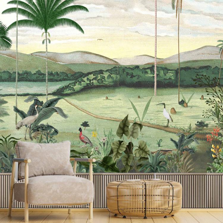 L 'ILE AUX OISEAUX/ Papier Peint