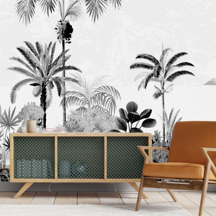 YUJI MAI/ Papier peint - N&B