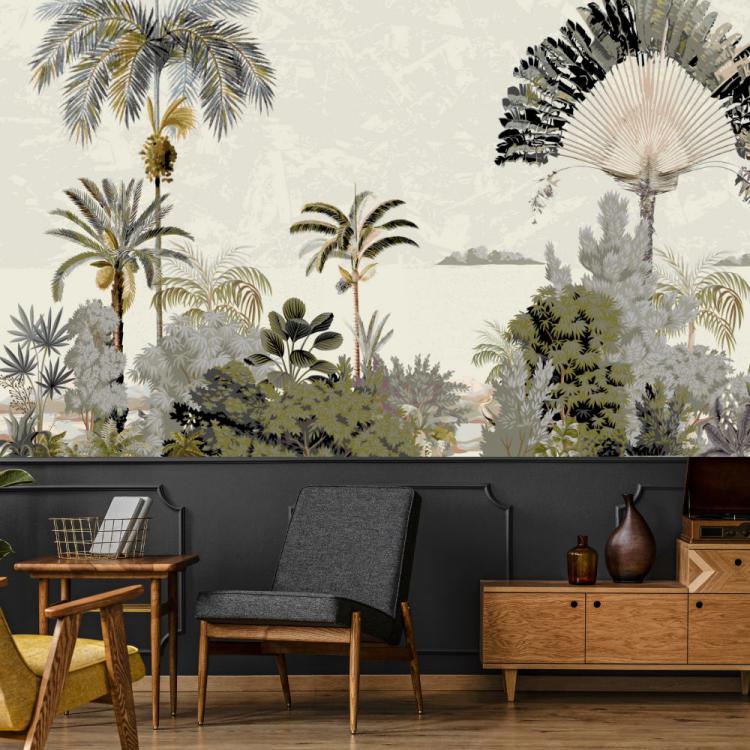 YUJI MAI / Papier peint - Kaki