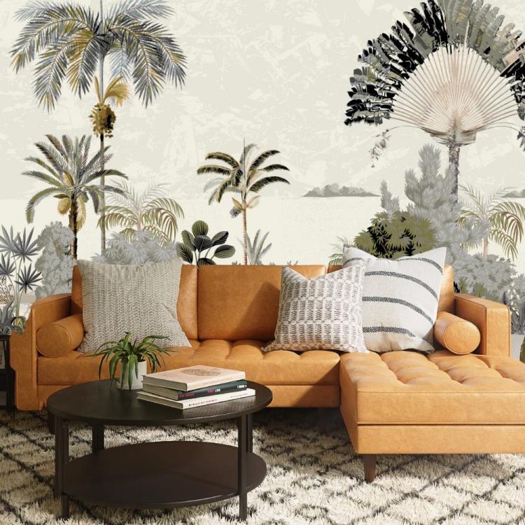 YUJI MAI / Papier peint - Kaki