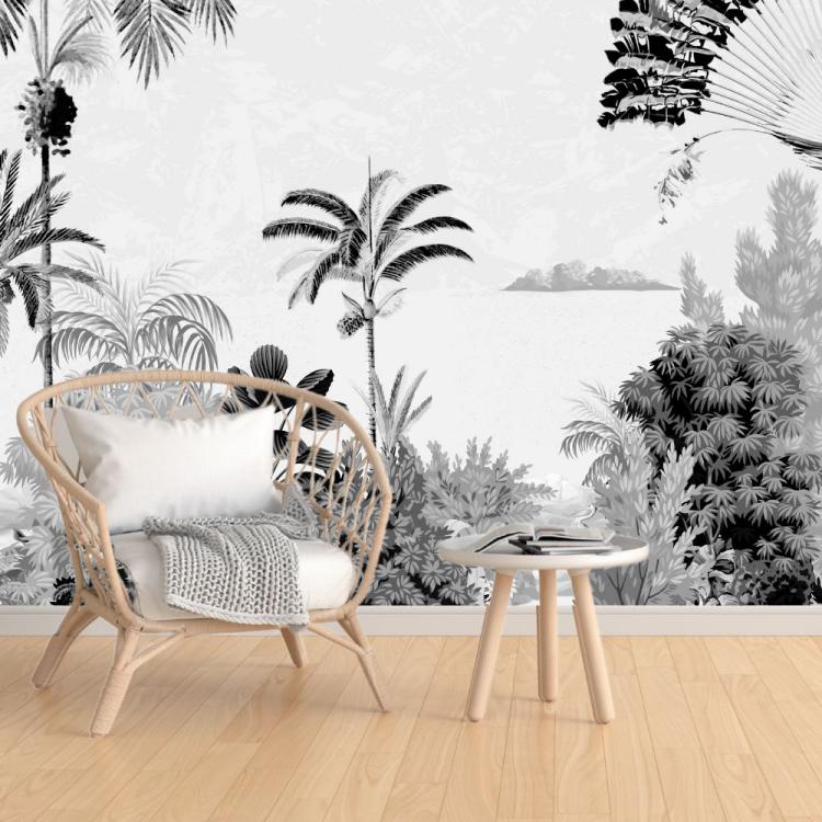 YUJI MAI / Papier peint - N&B