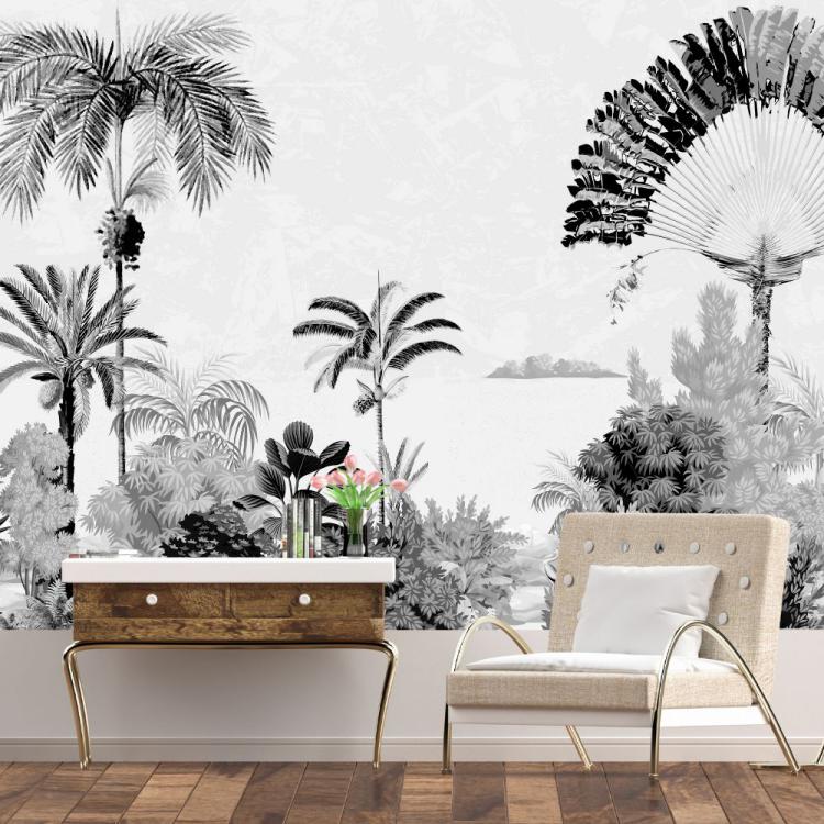 YUJI MAI/ Papier peint - N&B