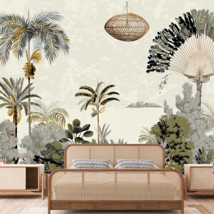 YUJI MAI / Papier peint - Kaki