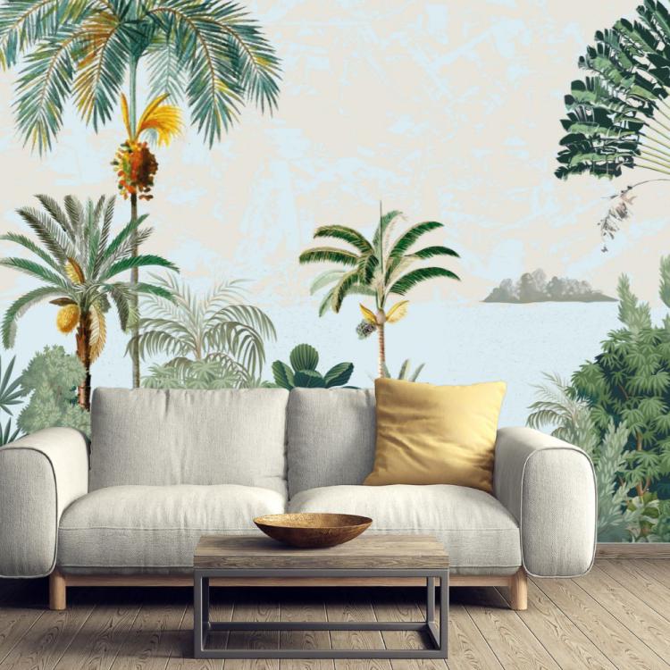 YUJI MAI/ Papier peint - Vert/bleu Vert/bleu