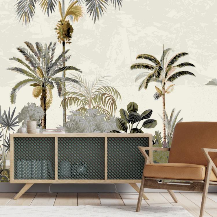 YUJI MAI / Papier peint  - Kaki