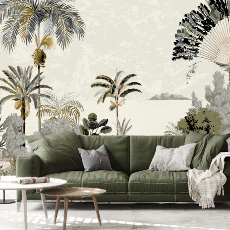 YUJI MAI / Papier peint - Kaki