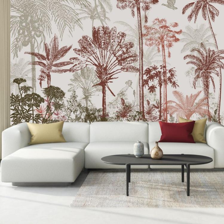 LA CANOPÉE / Terracotta colors - PAPIER PEINT