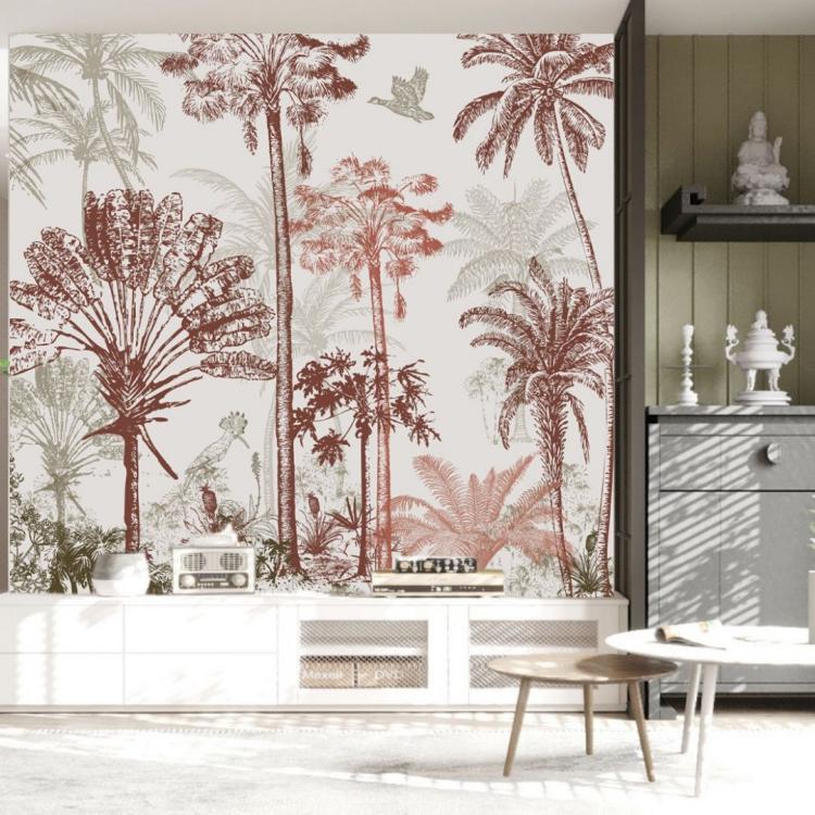 LA CANOPÉE / Terracotta colors - PAPIER PEINT