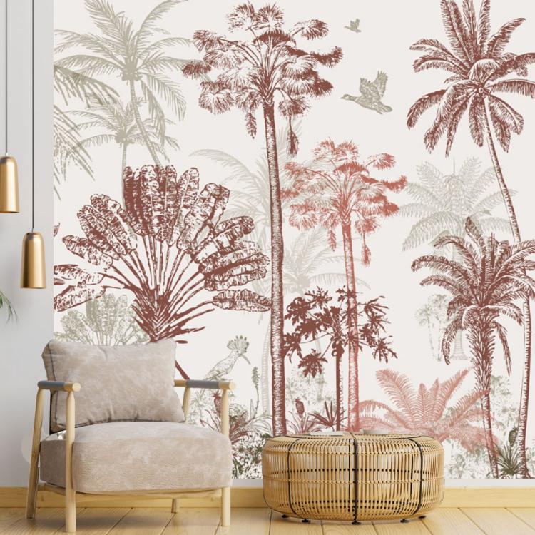 LA CANOPÉE / Terracotta colors - POSTER GÉANT ( 2.50 x 2.50 cm)