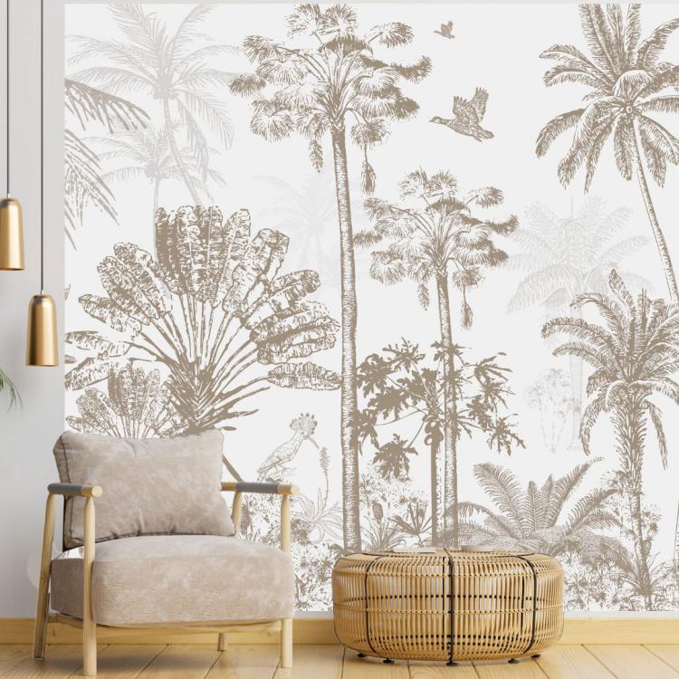 LA CANOPÉE / Taupe color - POSTER GÉANT ( 2.50 x 2.50 cm)