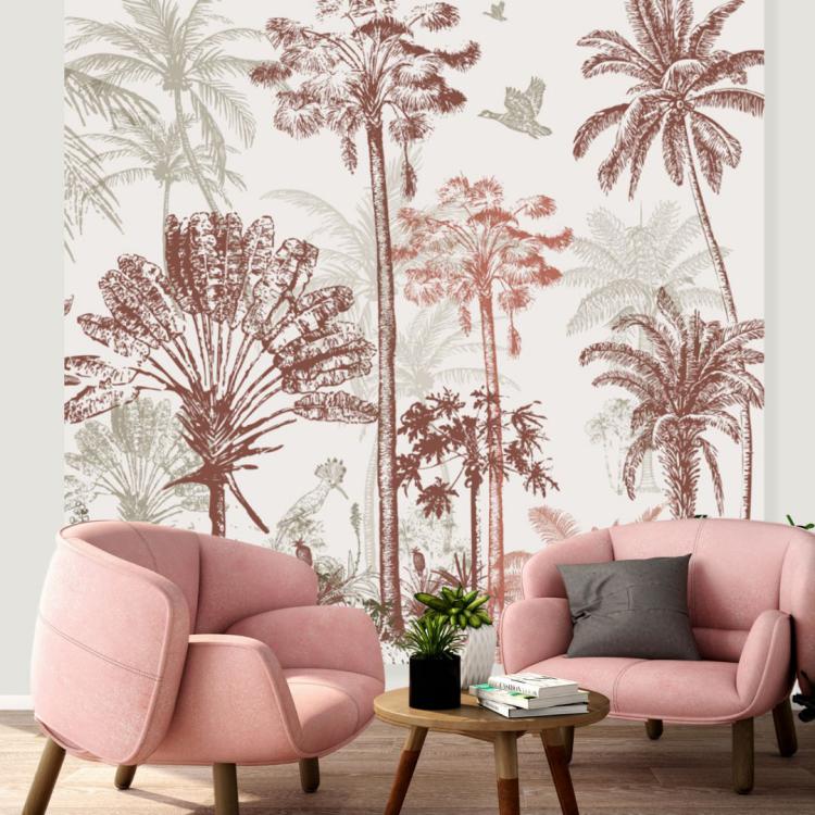 LA CANOPÉE / Terracotta colors - POSTER GÉANT ( 2.50 x 2.50 cm)