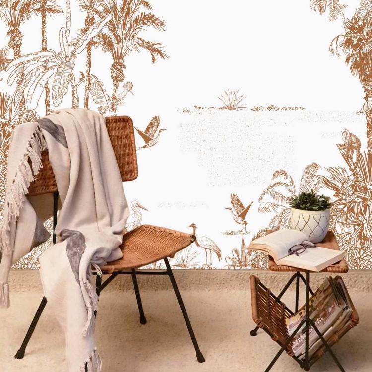 ENTRE DEUX RIVES / Terracotta Papier Peint