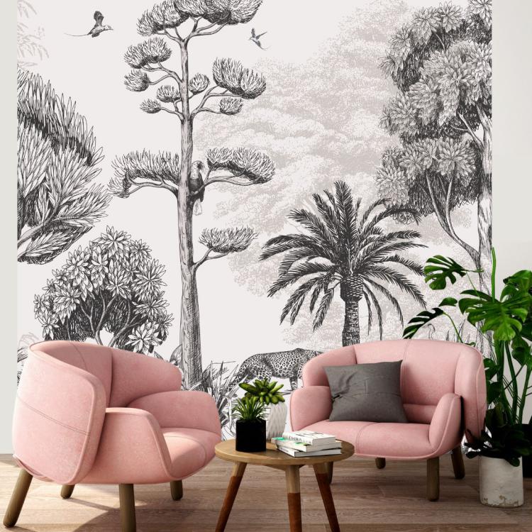 SUR LES ROCHERS/ Poster Géant ( 2.50 X 2.50 m)