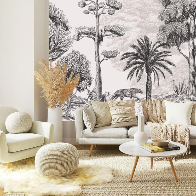 SUR LES ROCHERS/ Poster Géant ( 2.50 X 2.50 m)