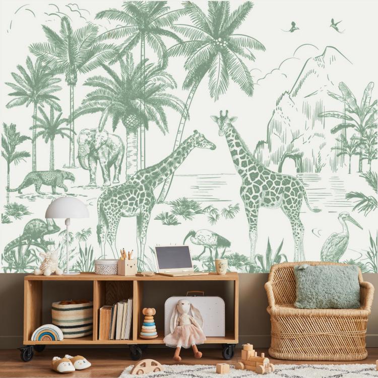 LE BAISER DES GIRAFES/ Vert Céladon