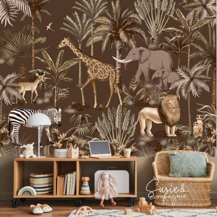 TROPIK' KIDS/ Papier peint Terracotta