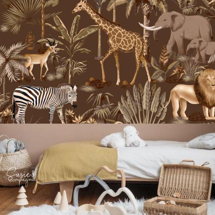 TROPIK' KIDS/ Papier peint Terracotta