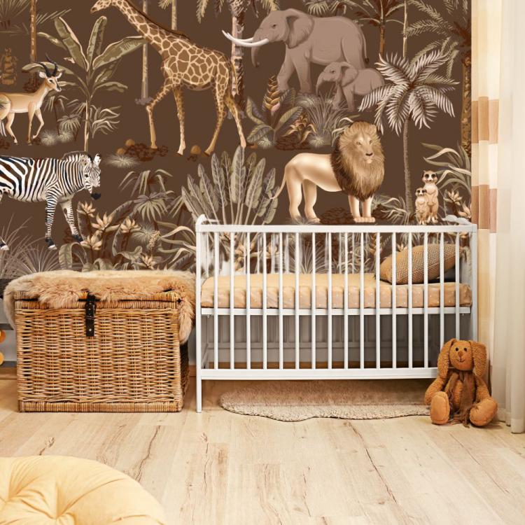 TROPIK' KIDS/ Papier peint Terracotta