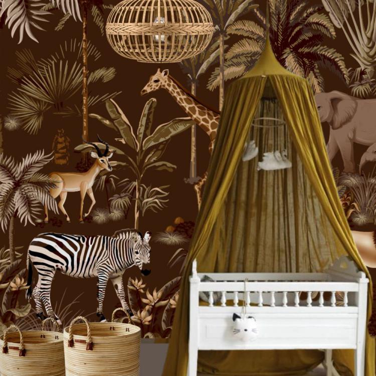TROPIK' KIDS/ Papier peint Terracotta