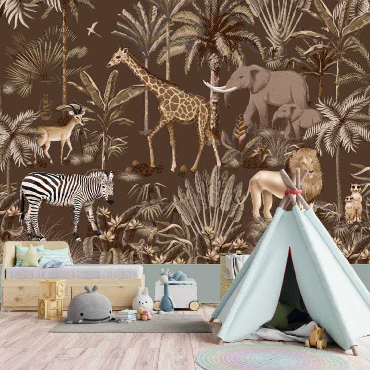 TROPIK' KIDS/ Papier peint Terracotta