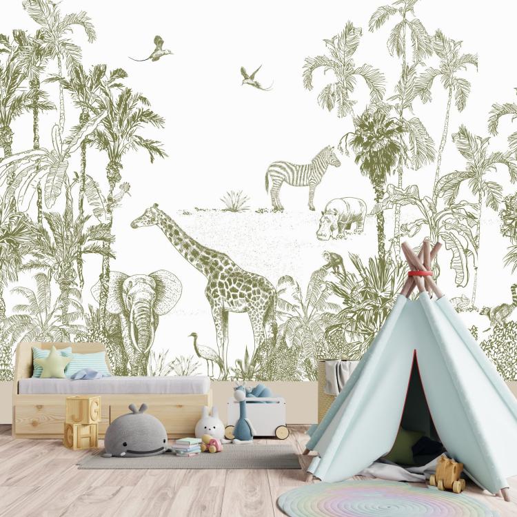 ENTRE DEUX RIVES /Jungle - Kaki color