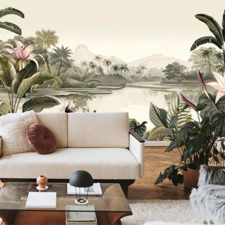 L'ILE AUX FLEURS/ Papier - peint