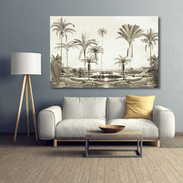 IEMANJA / Gris - Toile 