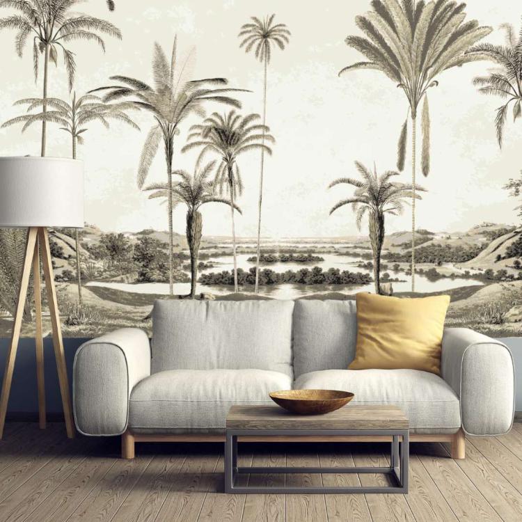 IEMANJA / Gris - Papier peint