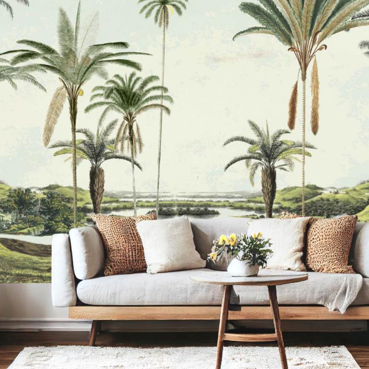 IEMANJA / Vert - Papier peint