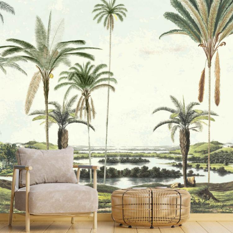 IEMANJA / Vert -Papier peint