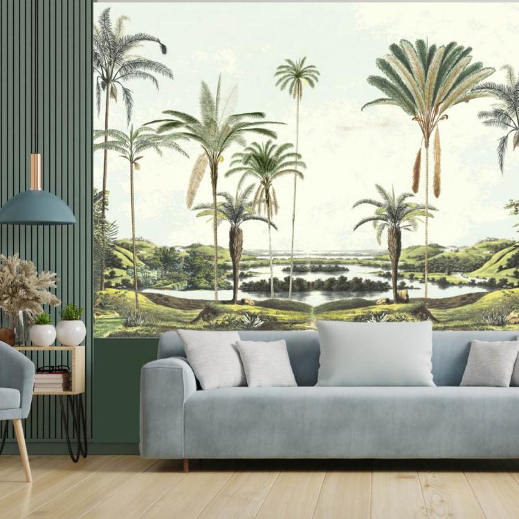 IEMANJA / Vert -Papier peint