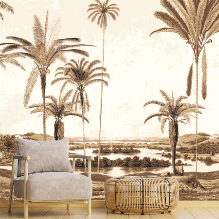 IEMANJA / Sépia - Papier peint