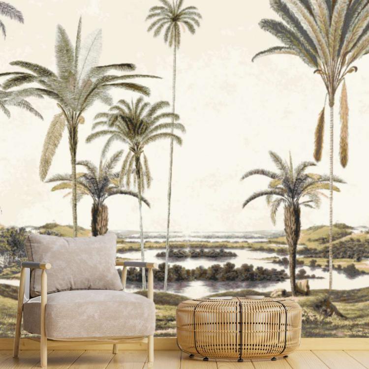 IEMANJA / Kaki - Papier peint