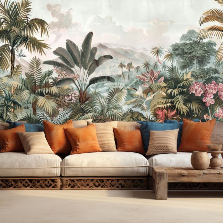 VUE SUR LE JIRISAN/ Papier - peint