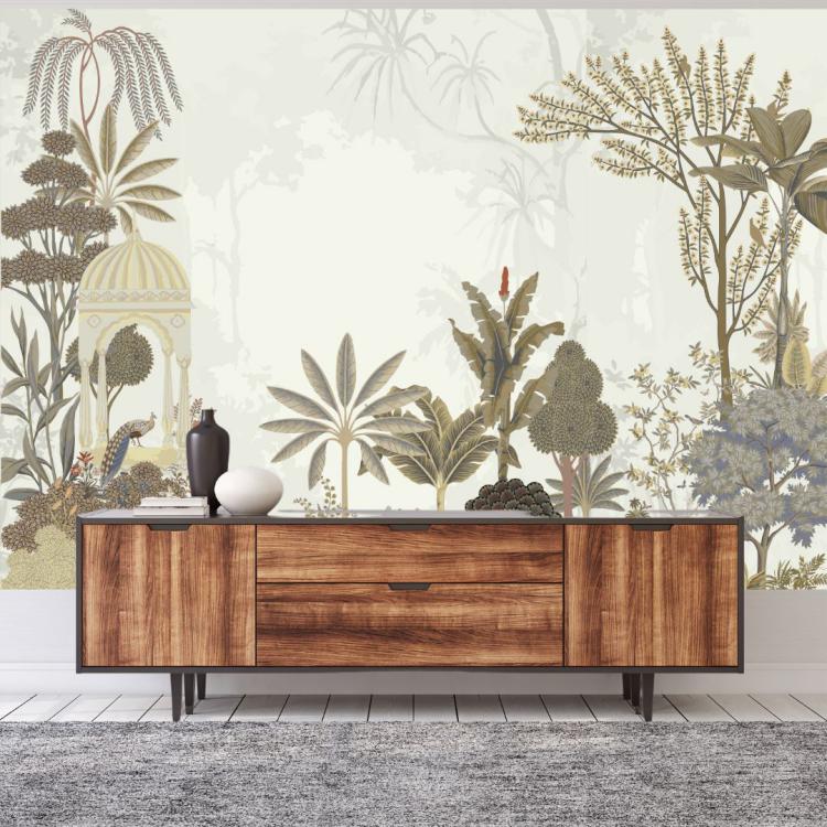 INDIA LOVE/ Taupe - Papier Peint