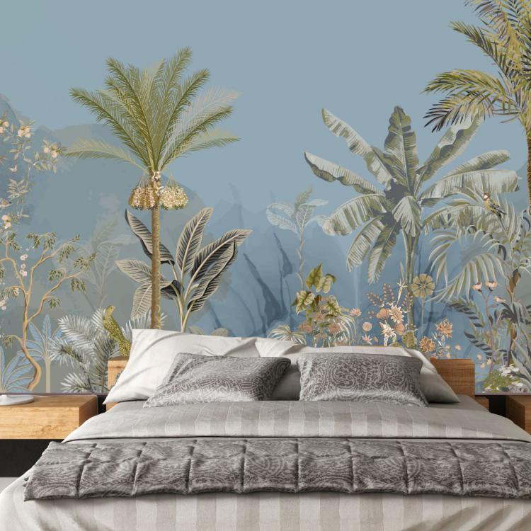 ASHENTI / Grey Blue - Papier Peint