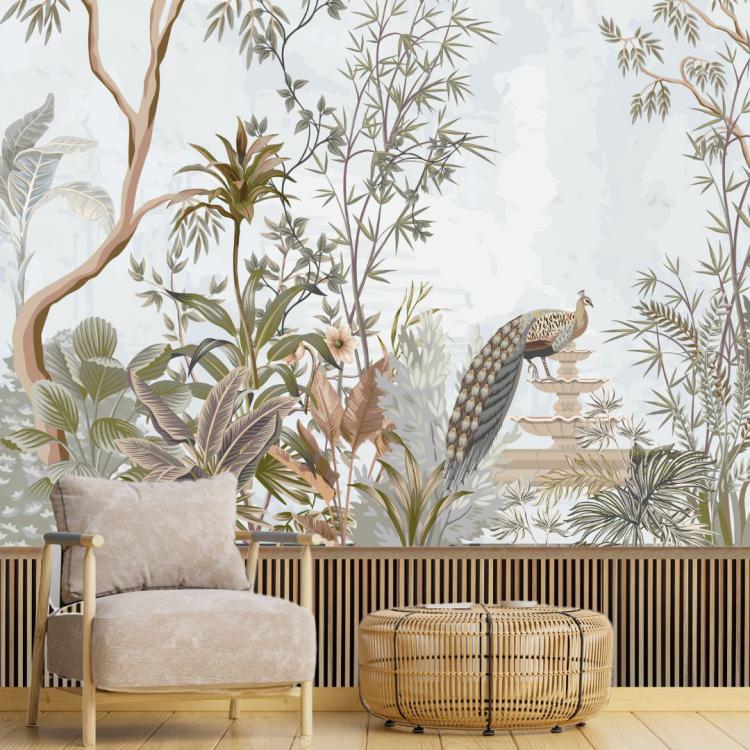 JARDIN D'EDEN/ Grey - Papier Peint